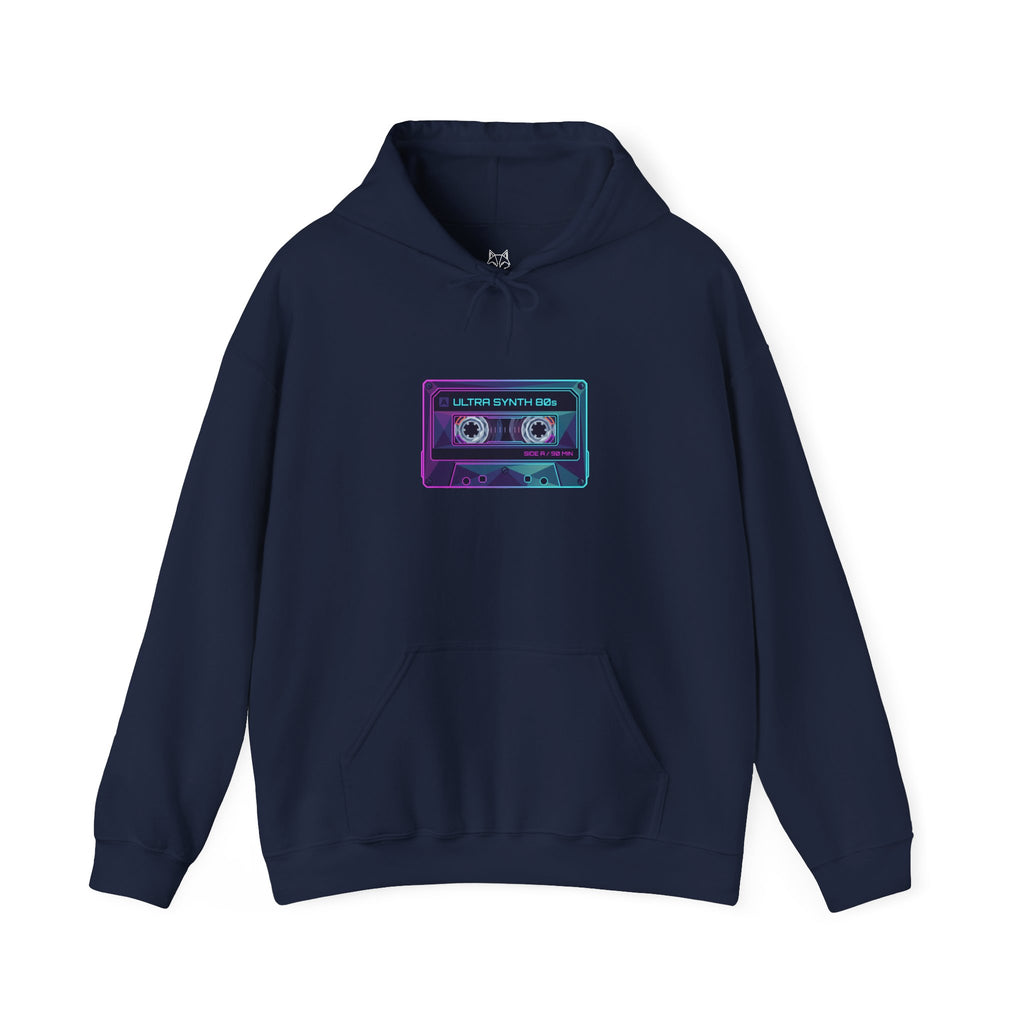 Retro Cassette Tape Hoodie – Vaporwave Vintage Mix-Tape Design