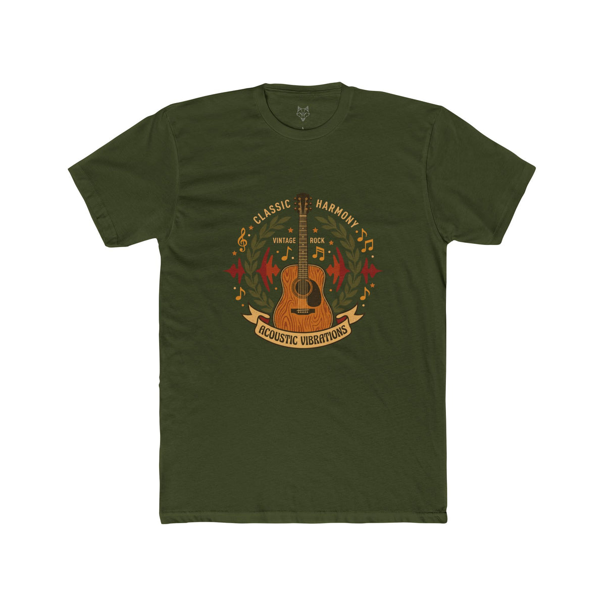 Acoustic Heritage Guitar T-Shirt — Vintage Folk Music Tee