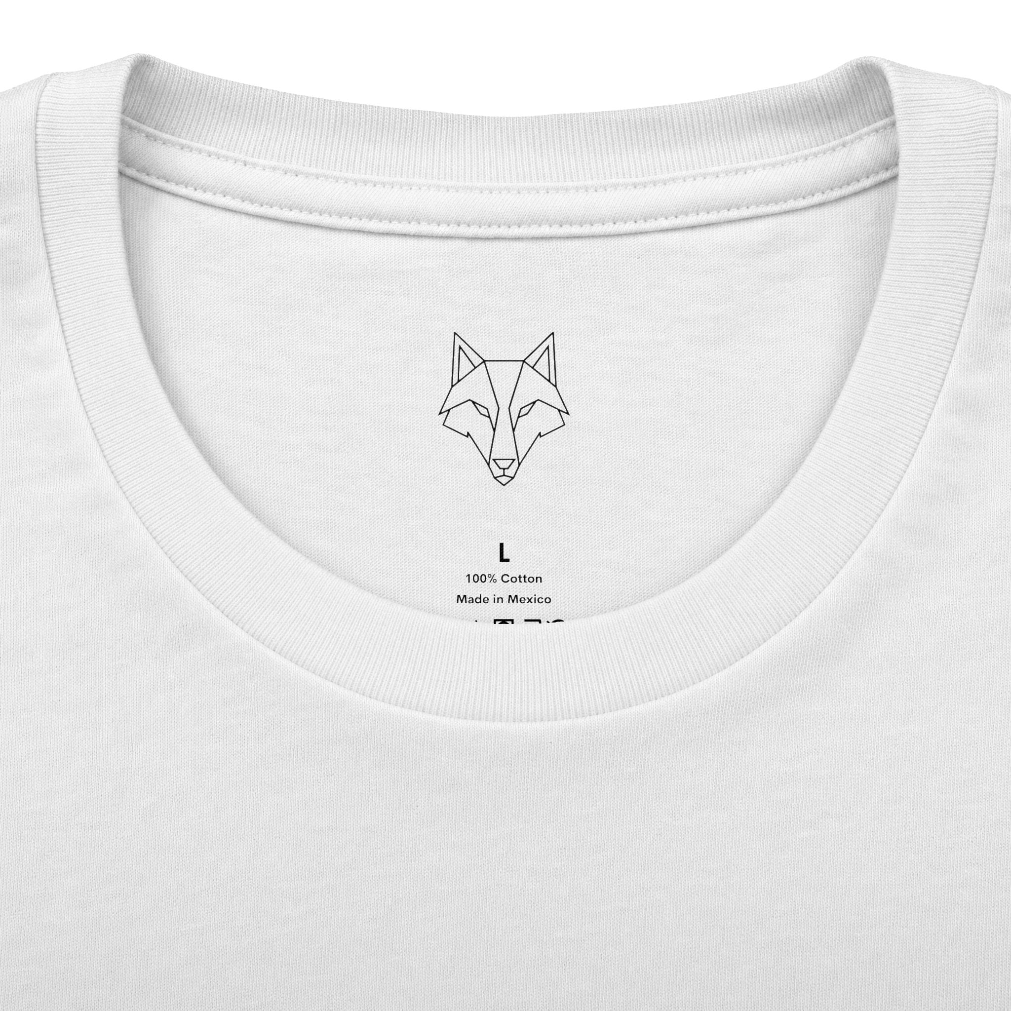Neon Geometric Wolf T-Shirt