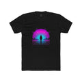 Retro Vaporwave Tee — Neon Sunset Silhouette Graphic T-Shirt