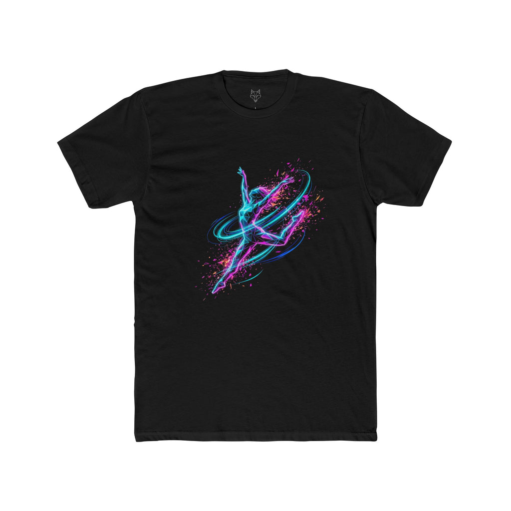 Cosmic Ballerina T-Shirt — Neon Galaxy Dance Tee