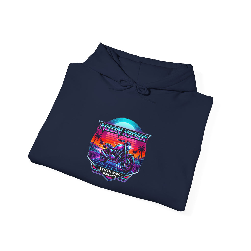 Retro Motorcycle Hoodie – "Ride Into the Sunset" Vintage Biker Graphic