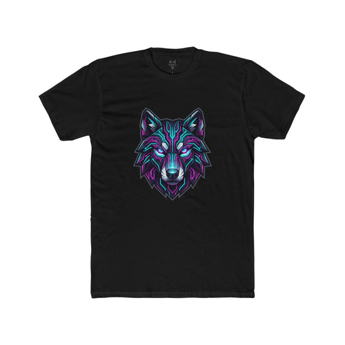 Neon Geometric Wolf T-Shirt