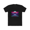 Retro Vaporwave Tee — Neon Sunset Mountains Graphic T-Shirt