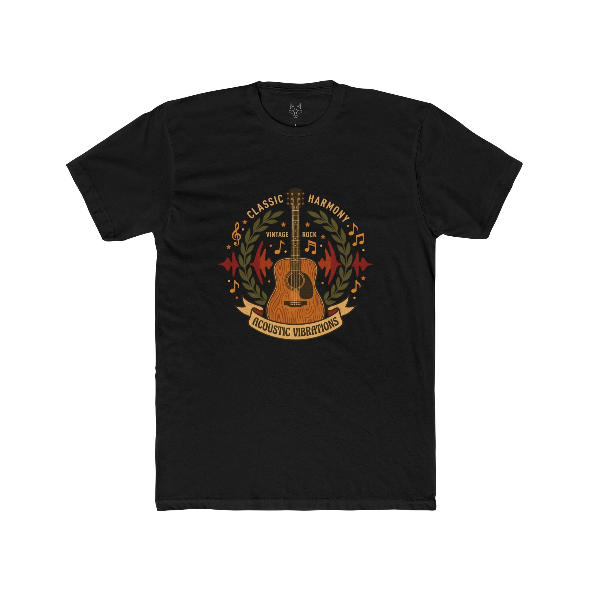 Acoustic Heritage Guitar T-Shirt — Vintage Folk Music Tee