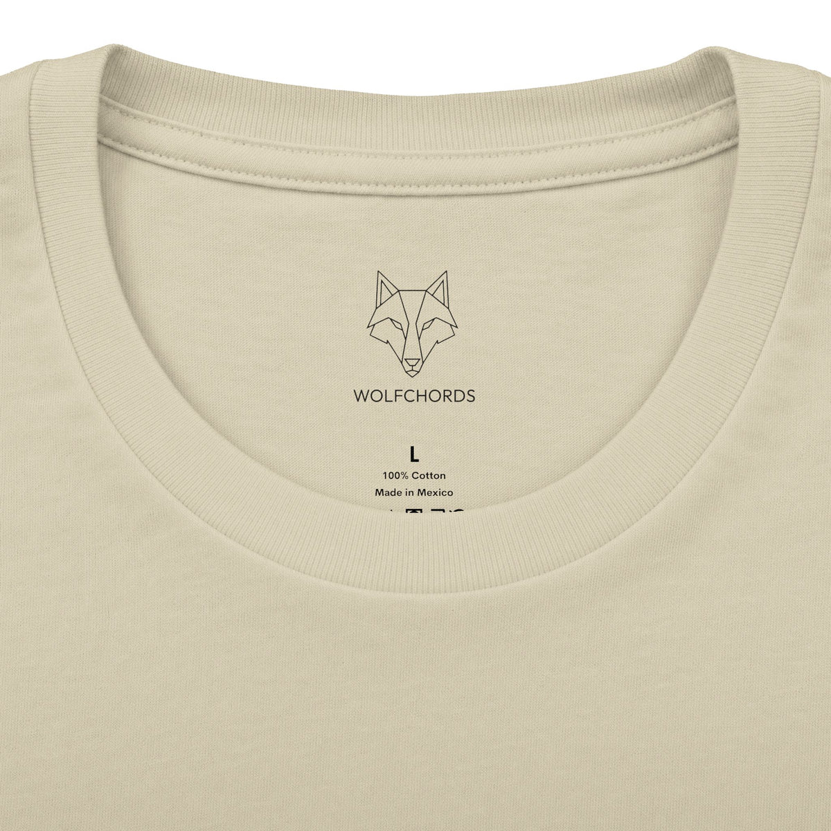 Guitar Outline Tee — Minimal Acoustic Guitar Graphic T-Shirt