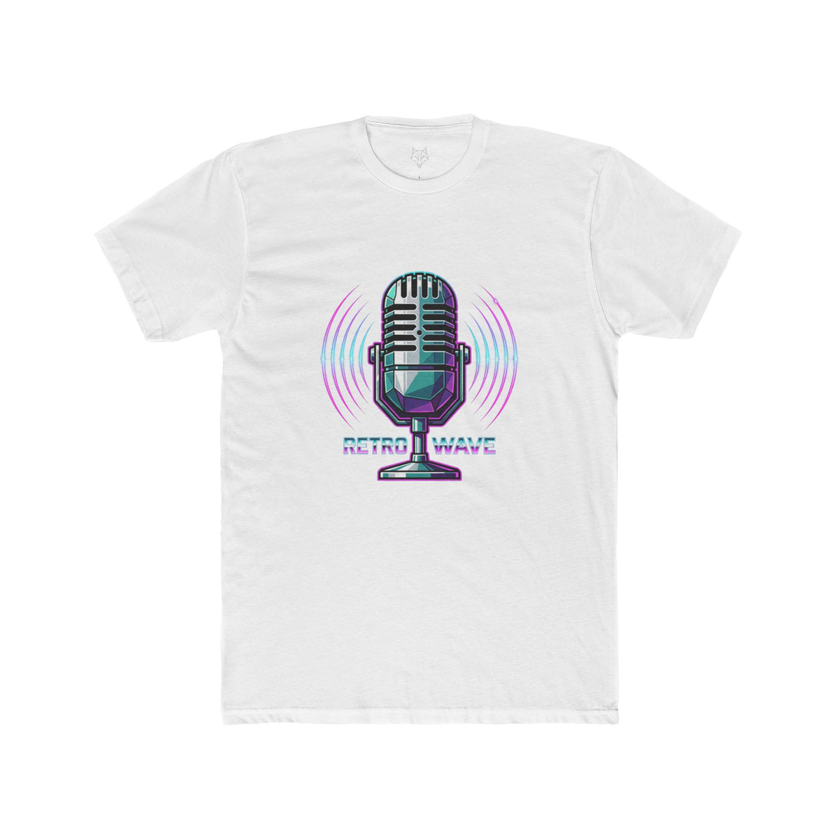 Retrowave Microphone Tee – Retro Wave Vintage Mic Graphic T-Shirt